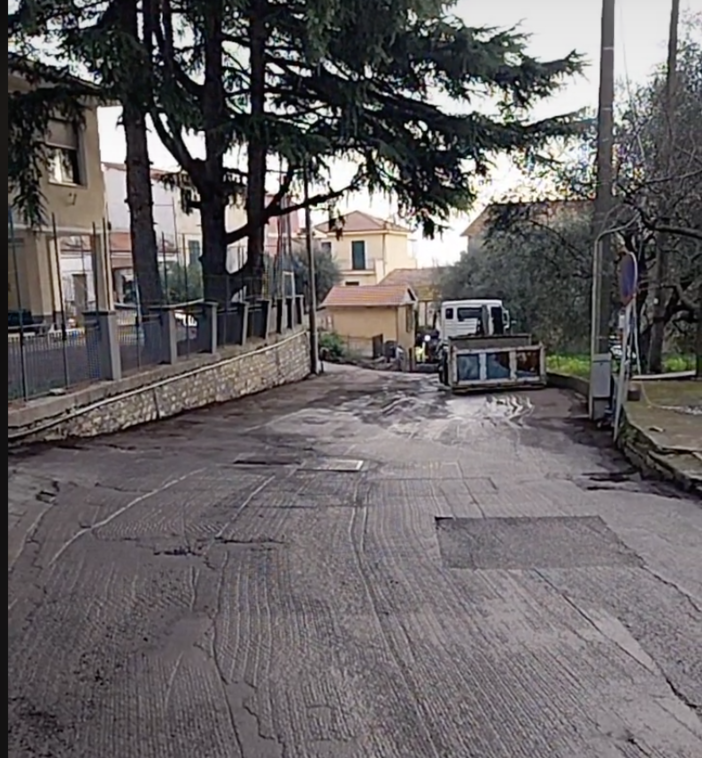 Imperia, partiti i lavori di asfaltatura tra Sant'Agata e l'Ospedale: dureranno 4 settimane