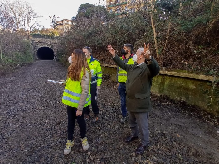 Imperia, il sindaco Scajola sul cantiere della Ciclabile: &quot;Opera complessa che comporterà qualche disagio durante i lavori&quot; (foto)