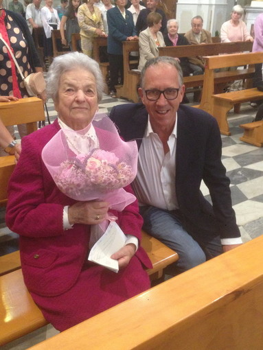 Sanremo: l'omaggio del Sindaco Biancheri alla concittadina Ida Brizio nel giorno del suo 100esimo compleanno