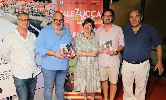 Riva Ligure: grandi applausi per Barbara Ronchi della Rocca ospite di “Sale in Zucca”.