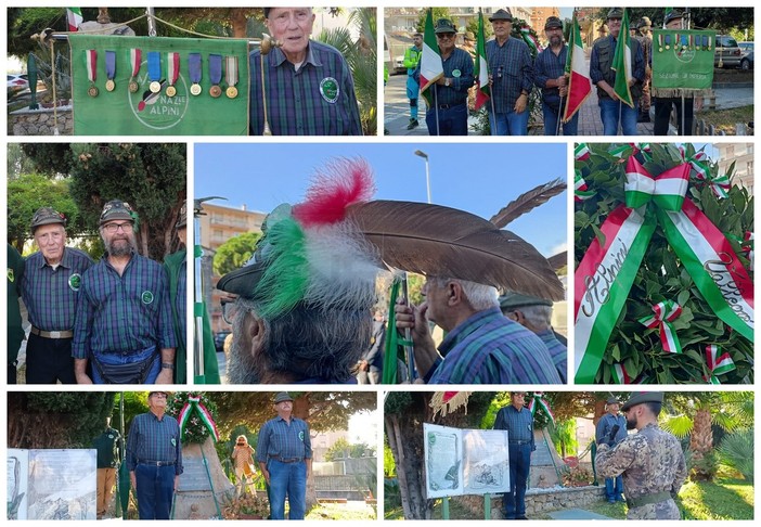 Gli Alpini di Vallecrosia celebrano il 150esimo anniversario del corpo (Foto e Video)