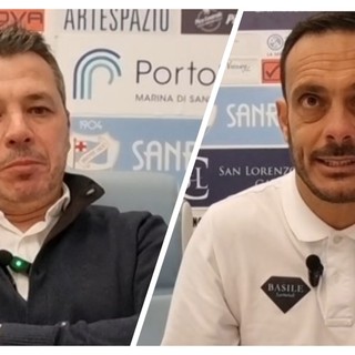 Calcio. Sanremese ko con l'Imperia, le parole a fine partita di Bortolazzi e Scalise (Video)