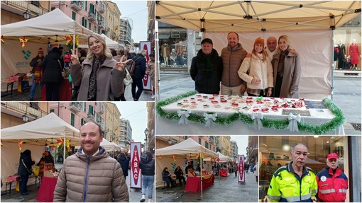 Ventimiglia inaugura i mercatini di Natale in via Ruffini (Foto e video)