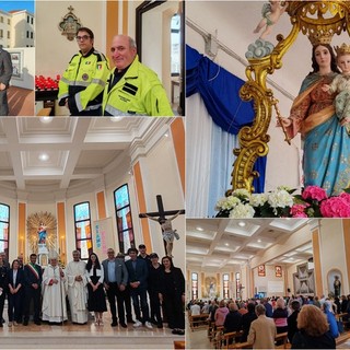 Vallecrosia, comunità riunita per celebrare la 'Festa di Maria Ausiliatrice' (Foto e video)