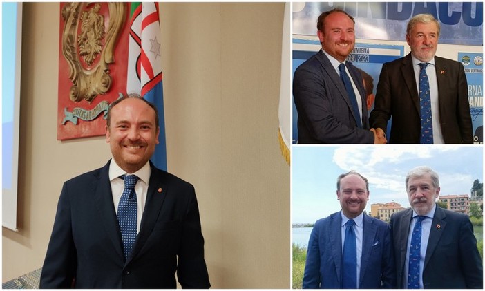 Elezioni regionali, Marco Bucci si candida a presidente della Liguria. Di Muro: &quot;E' la persona giusta&quot; (Foto e video)