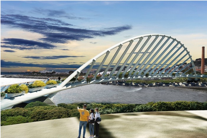 Il nuovo ponte sull'Impero avrà una campata di 109 metri: presentato dal sindaco Scajola in consiglio comunale