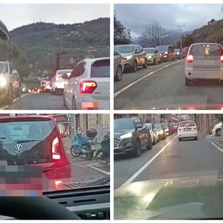Traffico in tilt a Imperia, lo sfogo di un automobilista esasperato: &quot;Questi sono i nostri amministratori, vergognatevi!&quot; (video)