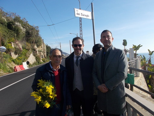 Bordighera: celebrata oggi la Giornata della Memoria alla spiaggetta Bagnabraghe (foto)