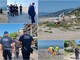 Ventimiglia, accampamenti abusivi in spiaggia e alla foce del Roya: sgomberati dalle forze dell'ordine (Foto e video)
