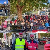 Rombano i motori, raduno di auto e moto d'epoca a Dolceacqua (Foto e video)