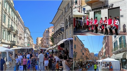 Giornata di shopping a Ventimiglia, il Desbaratu ravviva il centro (Foto e video)
