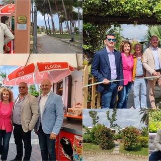 Ventimiglia, nuovo servizio nei giardini pubblici: inaugurato il chiosco ABC (Foto e video)