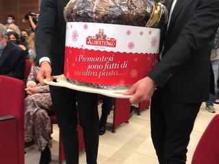 Panettone da 20 kg battuto all'asta del tartufo