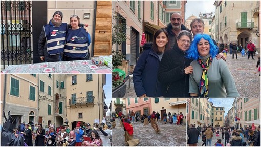 Camporosso, 'Il Carnevale dei bambini' anima piazza Garibaldi (Foto e video)