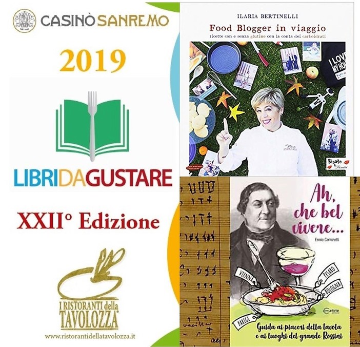 Casinò di Sanremo: venerdì 29 marzo al via la XXII° edizione Libri da Gustare