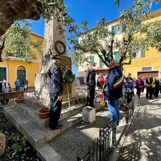 Riva Ligure: celebrazione istituzionale in piazza Matteotti per la Festa della Liberazione