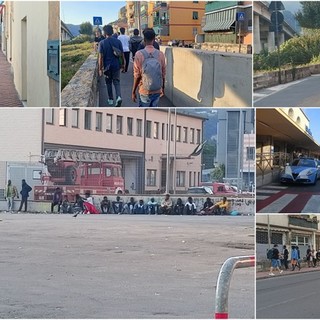 Emergenza migranti, controlli a tappeto delle forze dell'ordine a Ventimiglia (Foto)