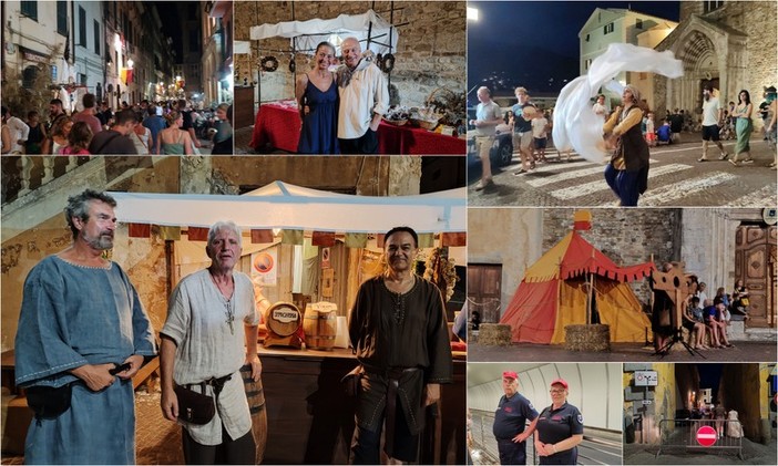 Agosto Medievale, le Notti di Mediestate e delle Perseidi animano il centro storico di Ventimiglia (Foto e video)