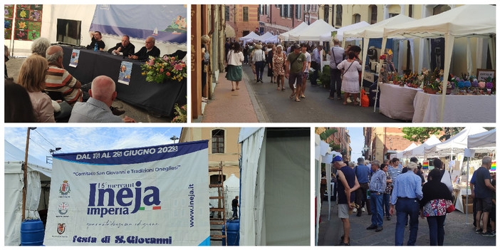 Imperia: a Porto Maurizio la fiera del libro, Oneglia aspetta la festa di San Giovanni (foto)