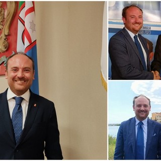 Elezioni regionali, Marco Bucci si candida a presidente della Liguria. Di Muro: &quot;E' la persona giusta&quot; (Foto e video)