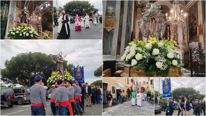 Festa patronale, Bordighera celebra Sant'Ampelio con messa e processione (Foto e video)