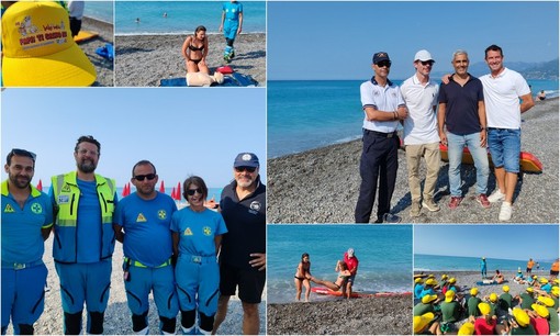 World Drowning Prevention Day, a Bordighera va in scena &quot;Bandiera Blu: al mare in sicurezza&quot; (Foto e video)