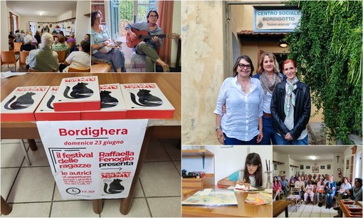Bordighera, Raffaella Fenoglio apre la serie di incontri della neo associazione culturale 'il festival delle ragazze' (Foto e video)