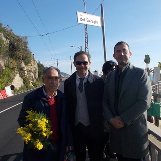 Bordighera: celebrata oggi la Giornata della Memoria alla spiaggetta Bagnabraghe (foto)