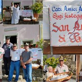 Ventimiglia, santa messa e distribuzione del pane benedetto: tradizione rispettata a Sant'Antunin (Foto e video)