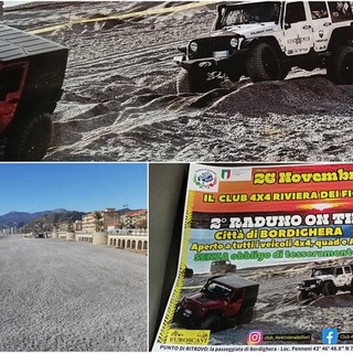 Auto 4x4, il 2° Raduno on the beach Città di Bordighera sarà il 26 novembre (Foto)