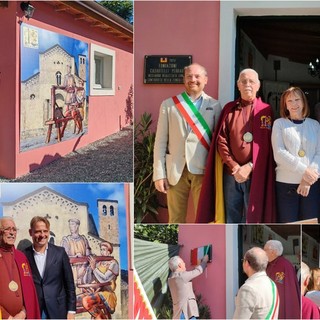 Dedicata a Luigino Maccario la nuova sede della Compagnia Balestrieri Città di Ventimiglia (Foto e video)