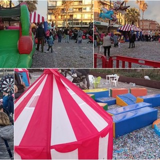 Bordighera, giochi e divertimento al “Carnevale dei bimbi” (Foto e  video)