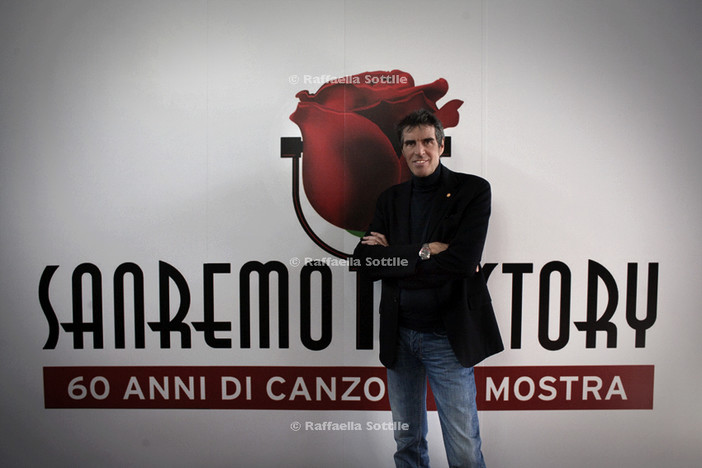 Mostra 'Sanremo Story' di Pepi Morgia al Music Store del Porto Antico di Genova