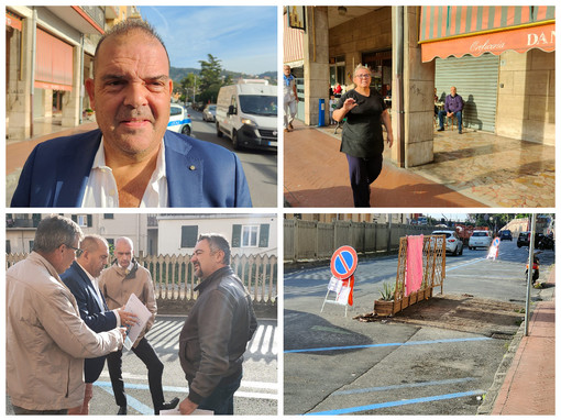 Divieto di sosta in via Trento a Imperia, commercianti sulle barricate: “No, così si chiude”  (foto e video)