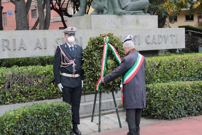 Imperia: giorno dell’Unità Nazionale e Giornata delle Forze Armate, le immagini della cerimonia in forma ridotta