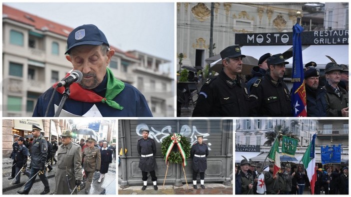 Sanremo: in piazza Colombo le celebrazioni per l’Unità Nazionale e della Giornata delle Forze Armate (foto)