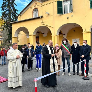 Borgomaro, Fondazione Orengo-De Mora in festa per l'Immacolata: inaugurata la nuova stanza degli abbracci (foto)