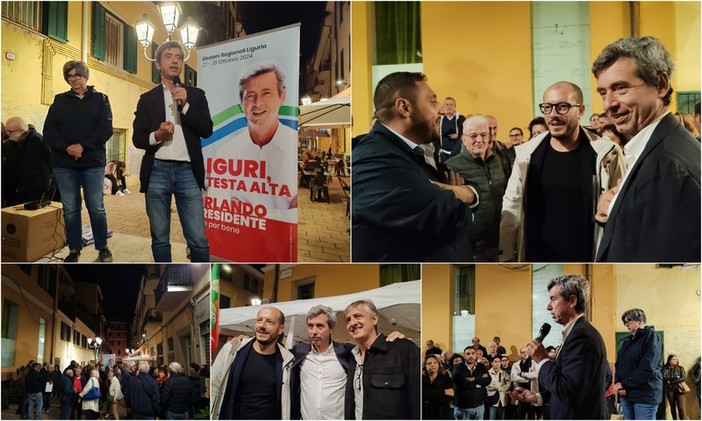 Elezioni regionali, Andrea Orlando a Ventimiglia: &quot;Vogliamo una Liguria che sia di tutti&quot; (Foto e video)