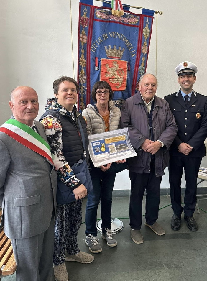 Ventimiglia: l'associazione 'Giuseppe Biancheri' premiata sabato scorso a Breil sur Roya con l'Euroferr (Foto)