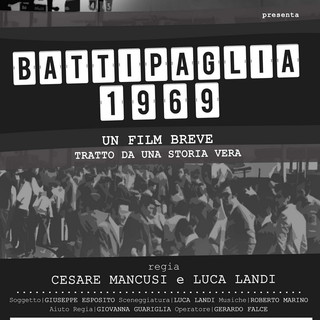 L'imperiese Stefano Simondo alla prima del film 'Battipaglia 1969' che lo vede protagonista