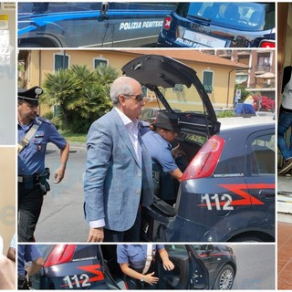 Imperia, si aprono le porte del carcere per il sindaco di Aurigo Luigino Dellerba: è accusato di essersi intascato una tangente (foto e video)