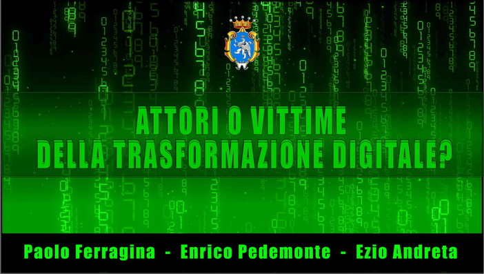 Diano Marina: domani terzo appuntamento de ‘I venerdì della conoscenza' dal titolo ‘Attori o vittime della trasformazione digitale?’