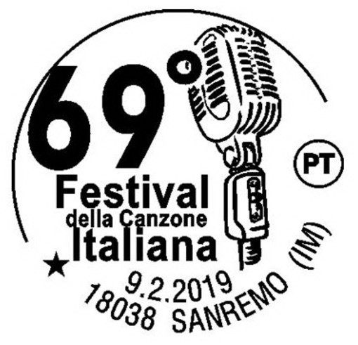 Poste Italiane: a Sanremo anche l’annullo speciale per il  69° Festival della Canzone Italiana