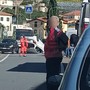 Riva Ligure: malore alla guida, 28enne si capotta con l'auto mentre viaggia sull'Aurelia (Foto)