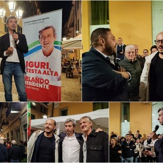 Elezioni regionali, Andrea Orlando a Ventimiglia: &quot;Vogliamo una Liguria che sia di tutti&quot; (Foto e video)