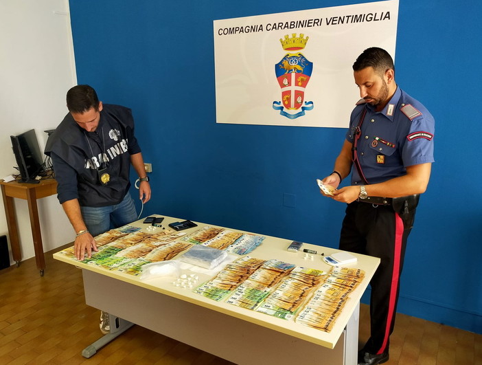I Carabinieri arrestano a Sanremo un 33enne con oltre 50 grammi di cocaina: vive a San Lorenzo al Mare