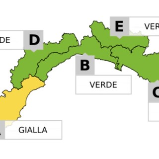 Maltempo sul Ponente: confermata l'allerta gialla, in arrivo forti piogge e innalzamento dei corsi d'acqua