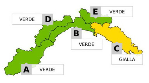 Allerta meteo domani dalle 8 alle 17: ma la zona più colpita sarà lo spezzino, qualche pioggia nell'imperiese