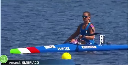 Paracanoa: la sanremese Amanda Embriaco terza in batteria vola in finale ai Mondiali in Canada (Video)