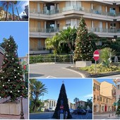 Bordighera verso il Natale, in città spuntano i primi addobbi (Foto e video)